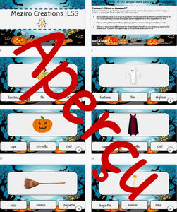 Qu'est-ce-que c'est - trois choix - Halloween