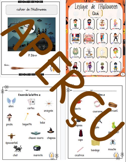 Cahier d'activités - Palier 0 - Halloween