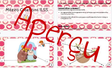 Mots à identifier - débutant - Saint-Valentin