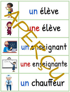 Mur de mots - Rentrée scolaire