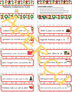 Mots mélangés - débutant - Noël