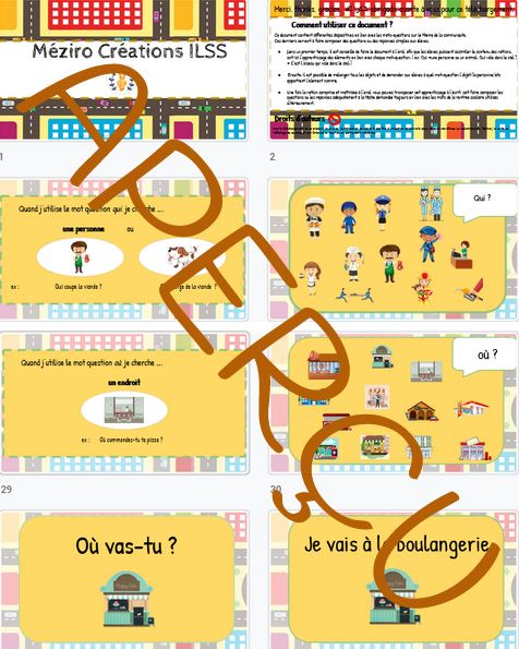 Mots-questions - débutant - Communauté