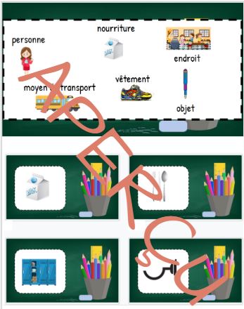 Jeu oui ou non - intermédiaire - Rentrée scolaire