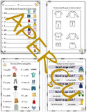 Cahier d'activités - Palier 0 - Vêtements