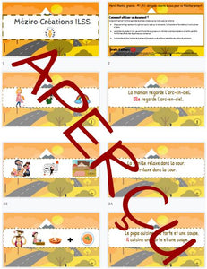 Phrases illustrées - débutant - Automne
