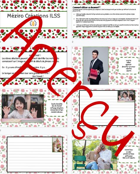 Scènes pour l'écriture - débutant - Saint-Valentin