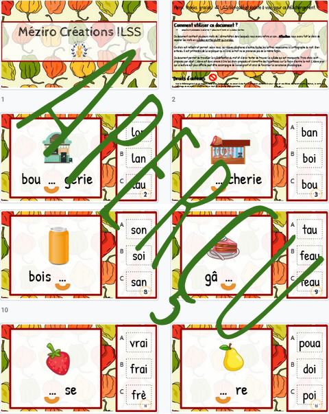 Sons manquants - Alimentation
