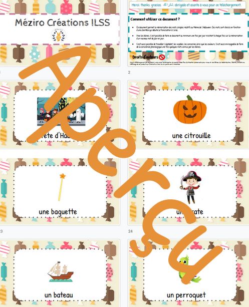 Vocabulaire - Halloween